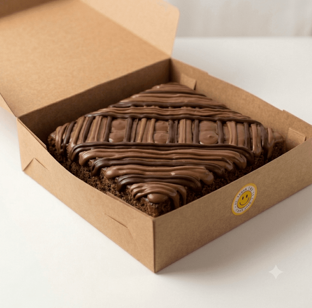 Chocolate drizzle banana cake